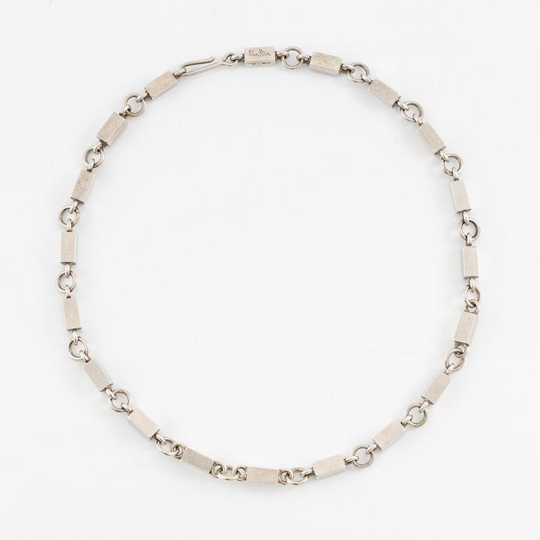 Wiwen Nilsson, necklace, sterling silver, Lund 1959.