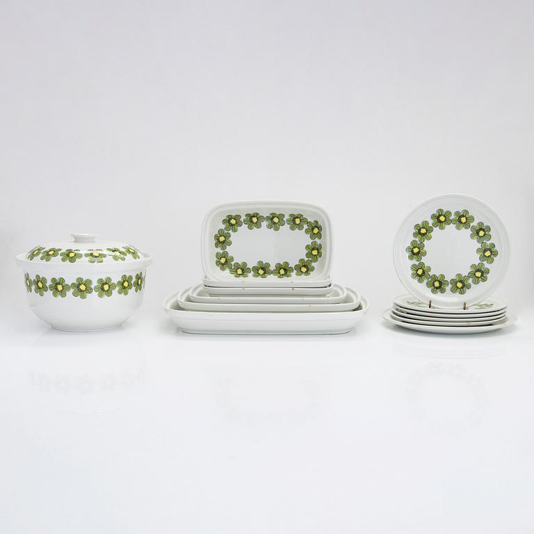 Esteri Tomula, matservis, 19 delar, "Primavera", Arabia 1960-tal.