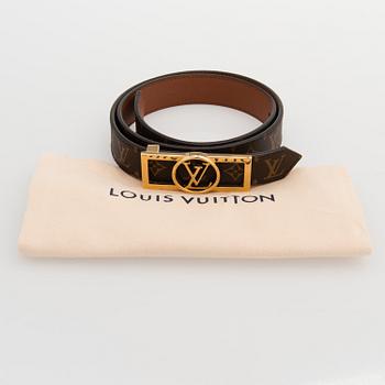 Louis Vuitton, A 'Dauphine Reversable' belt, size 70/28.