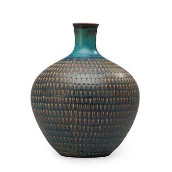475. A Stig Lindberg stoneware vase, Gustavsberg Studio 1958-59.