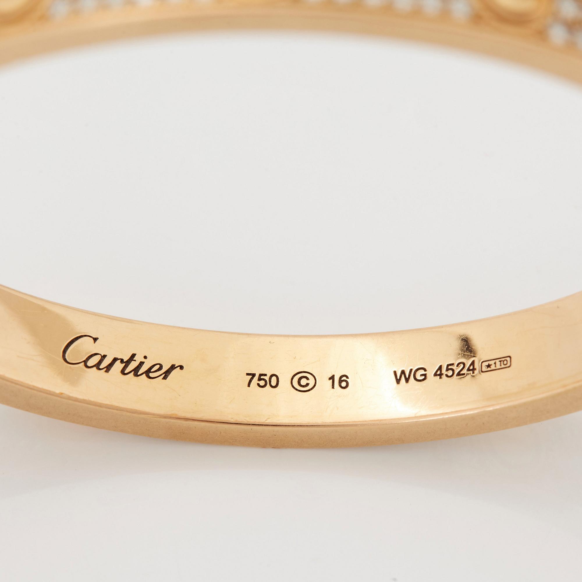 Cartier "Love" armband.