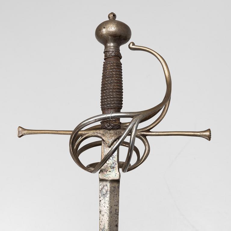 A composite swept-hilt rapier 17th and 19th Century.