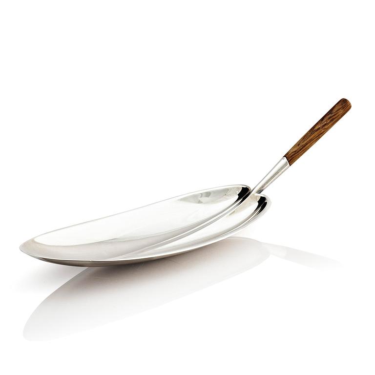 Tapio Wirkkala, skål, silver, modell TW 85, Hopeakeskus, Tavastehus, Finland 1958.