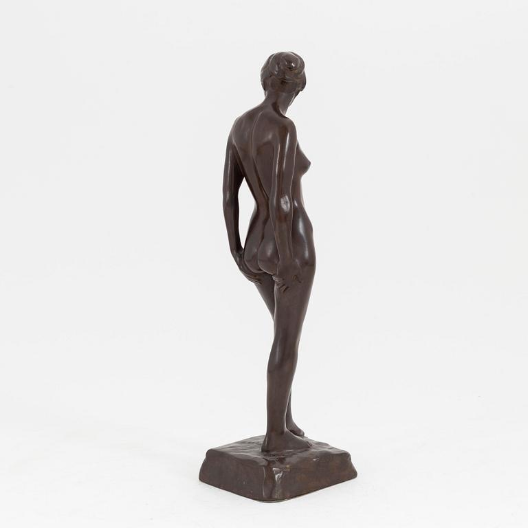 Otto Strandman, sculpture. Signed. Dated 1913. Bronze. Height 35 cm.