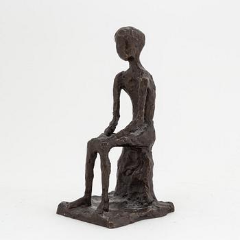 Asmund Arle, sculpture, bronze, signed and dated 1950.