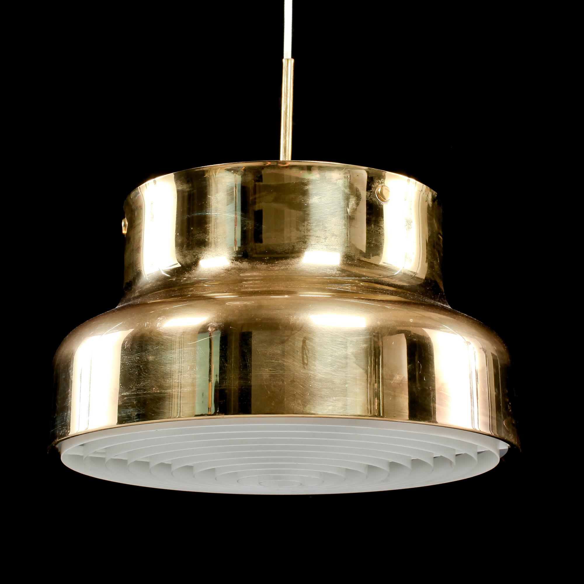 TAKLAMPA, "Bumlingen", Anders Pehrsson, Ateljé Lyktan, Åhus, 1900-talets andra hälft. Höjd 23 cm.