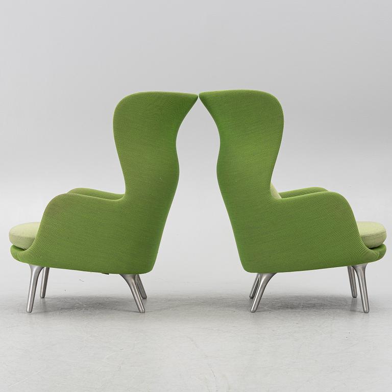 Jaime Hayon, fåtöljer, ett par, "Ro JH1", Republic of Fritz Hansen, 2016.