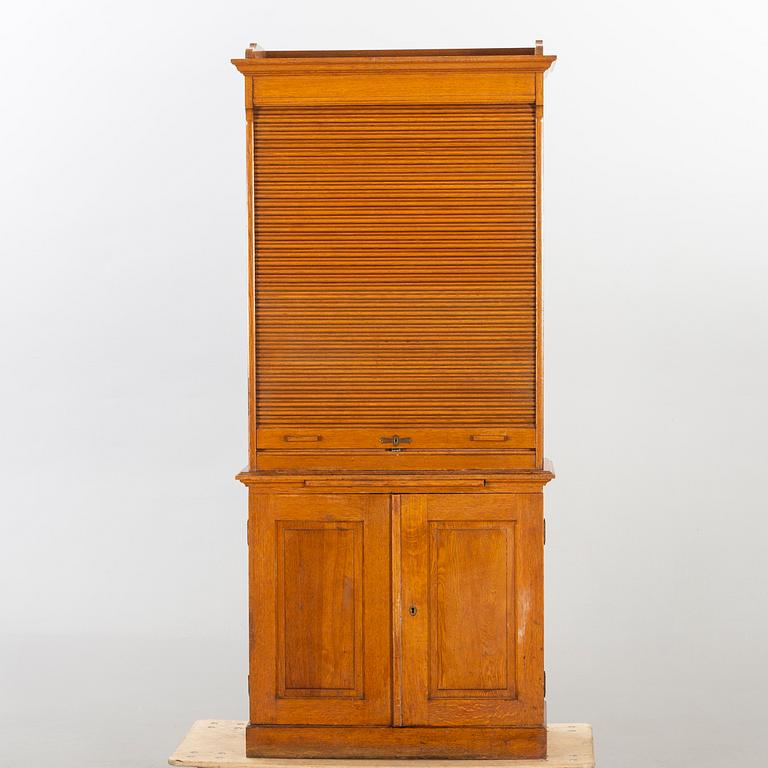 An early 20th century filing cabinet.