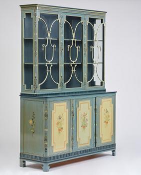 Carl Malmsten, a Swedish Grace showcase cabinet, cabinetmaker Albin Johansson, Stockholm, for Villa Kvikkjokk, 1927.