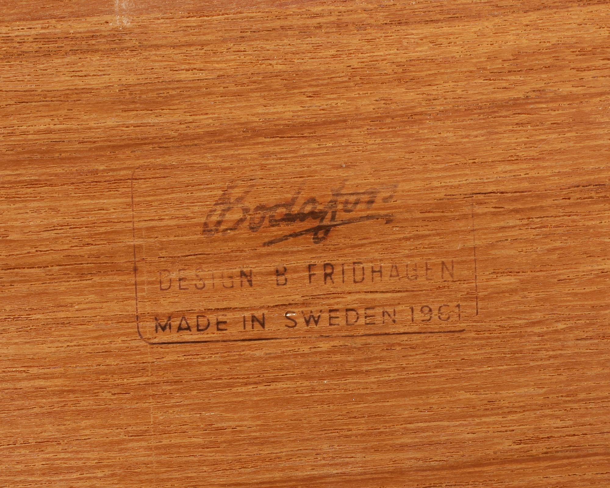SATSBORD, 3 delar, Bodafors, Bertil Fridhagen, 1950-tal.