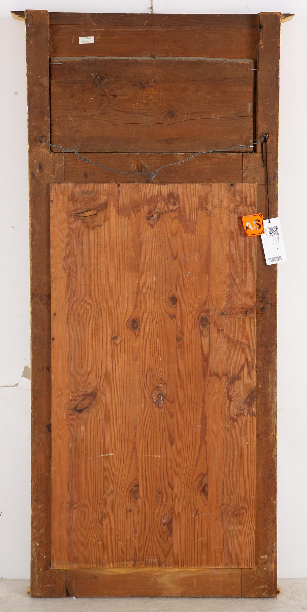 A late-Gustavian mirror, Sweden, early 19th century.