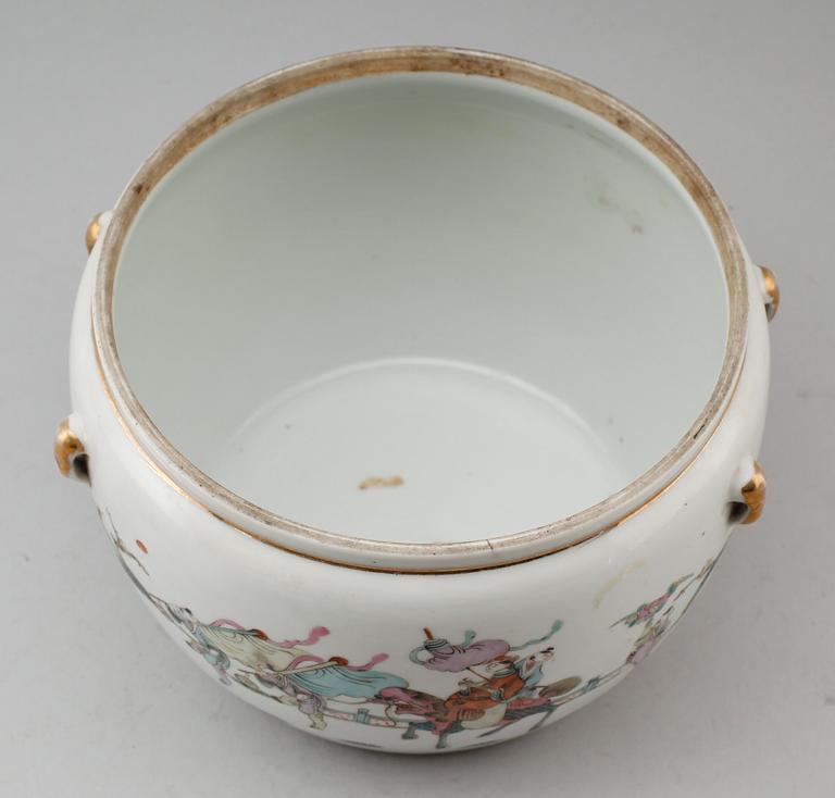 LOCKSKÅL, porslin, Kina, 1800-/1900-tal.