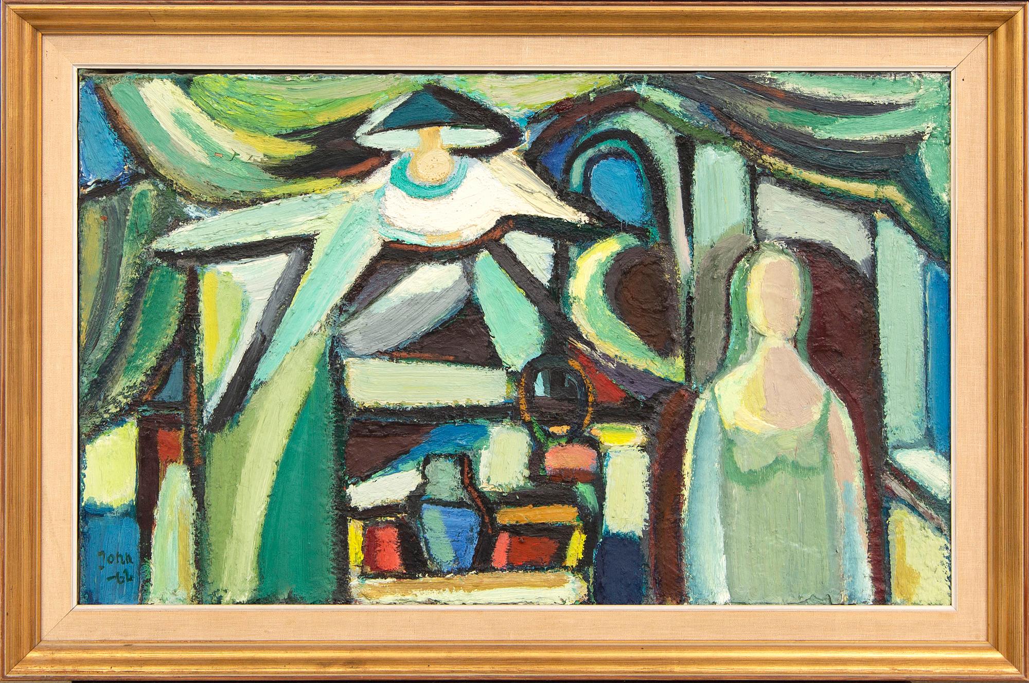 Gunnar Jonn, a signed and dated oil on canvas.
