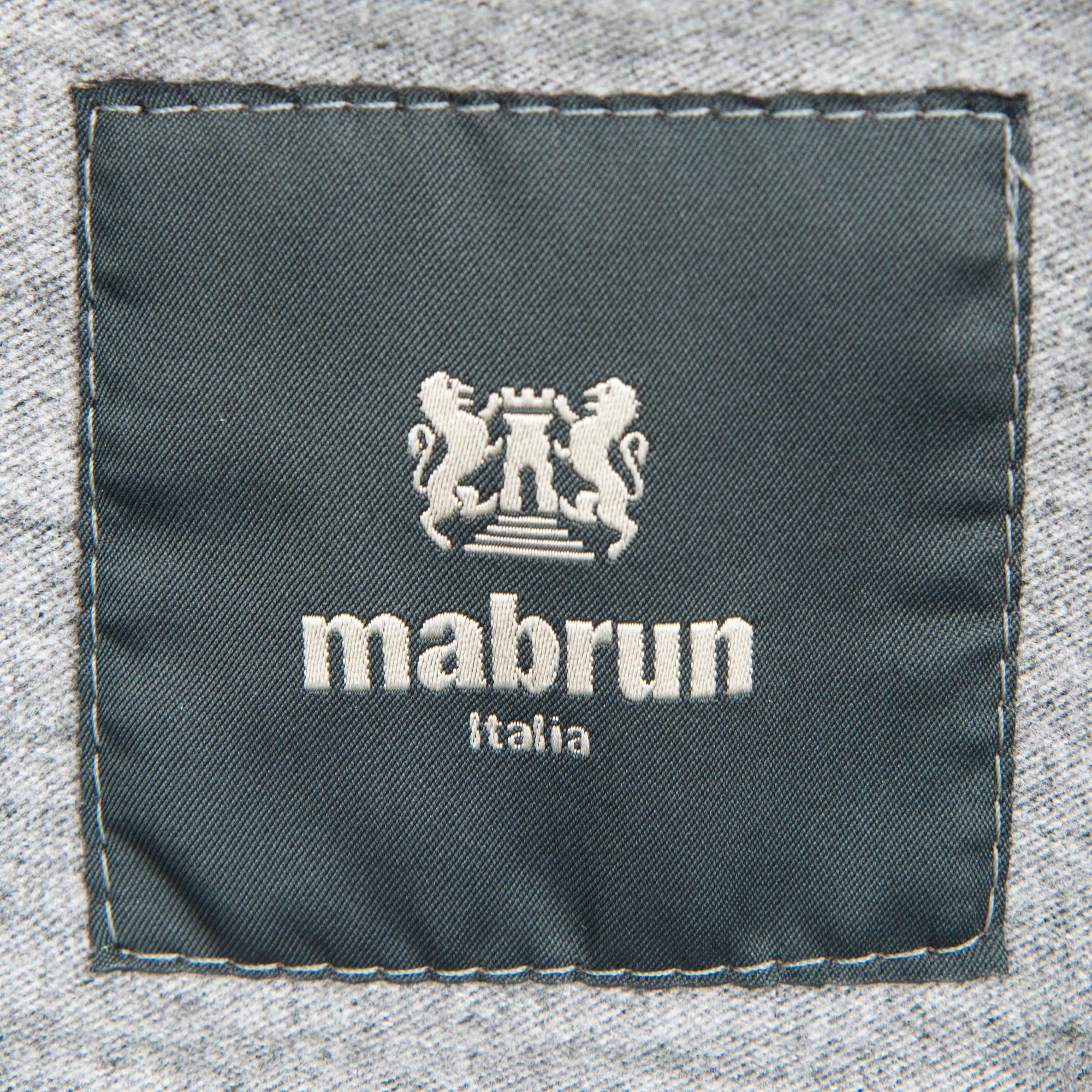 A Leather Jacket by Mabrun, Italy, size 54(IT).