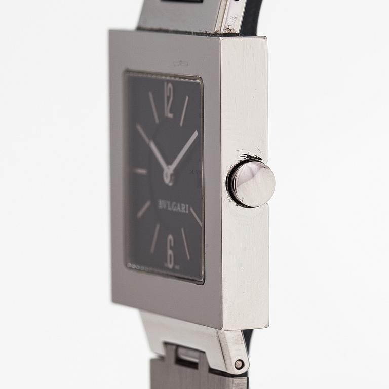 Bulgari, Quadrato, wristwatch, 29 x 29 mm.