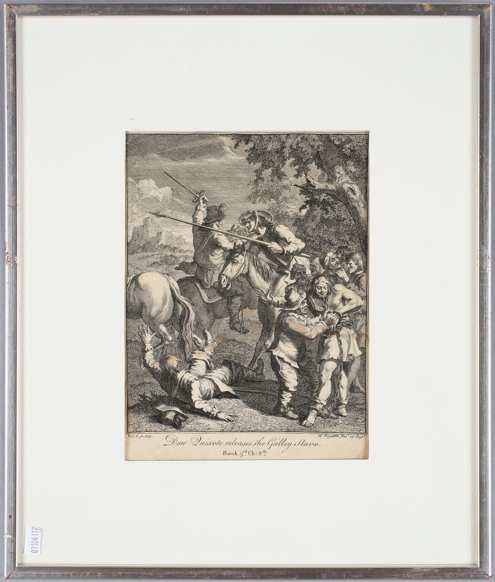 WILLIAM HOGARTH, gravyrer, 2 st, 1700-tal.