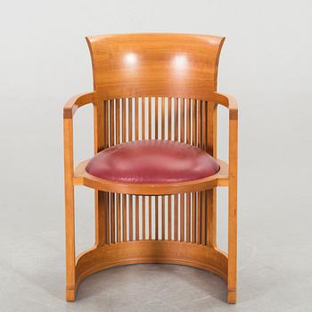 FRANK LLOYD WRIGHT, KARMSTOL, 606 "Barrel Chair", Cassina, 1986.