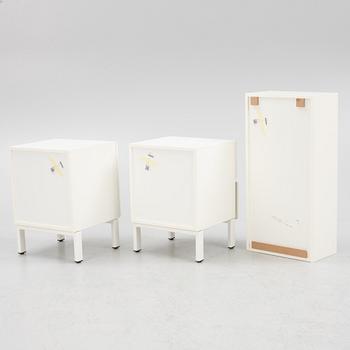 Anne Krook, a pair of "Anne" bedside table with one shelf, Horreds, 21st century.