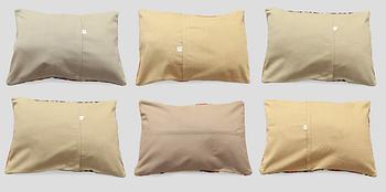 A set of six Kilim cushion covers, Anatolian, approx. 70 x 50 cm.