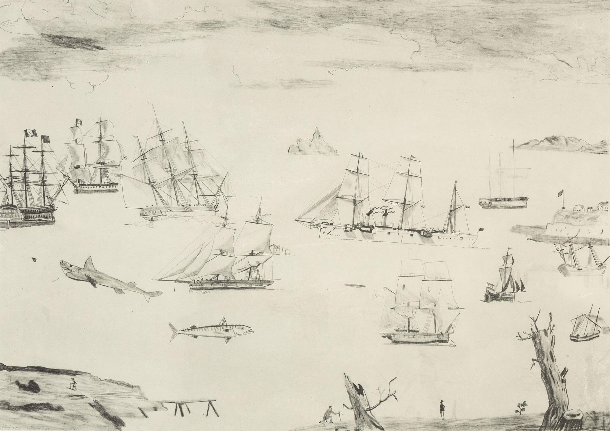 Jockum Nordström, lithograph, signed Jockum and numbered 133/250.