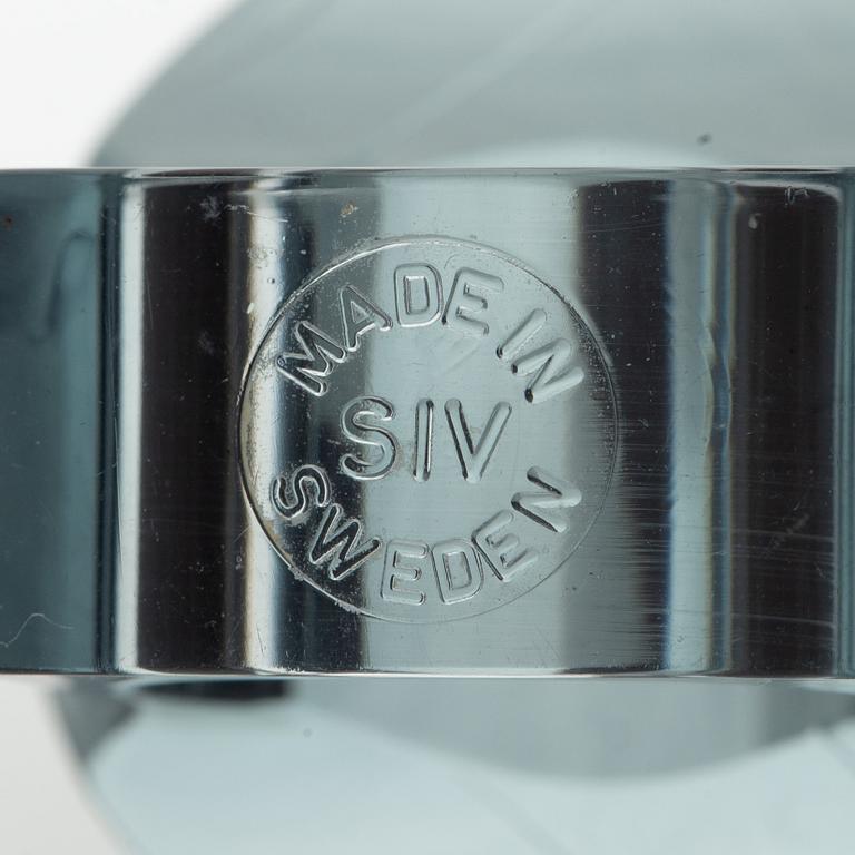 Siv Lagerström, three rings, acrylic plastic, 1970s.