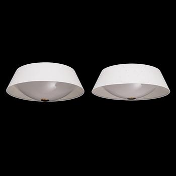 Paavo Tynell, a pair of mid-20th century ceiling lights for Idman.