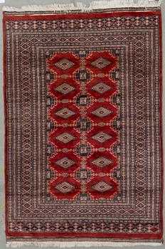 MATTA, Tekke Bochara, part silk. Ca 185x126 cm.