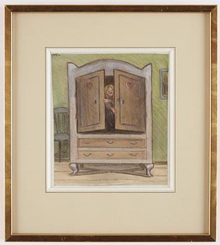 The Girl in the Cabinet.
