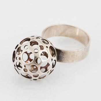LIISA VITALI,  ring, silver.