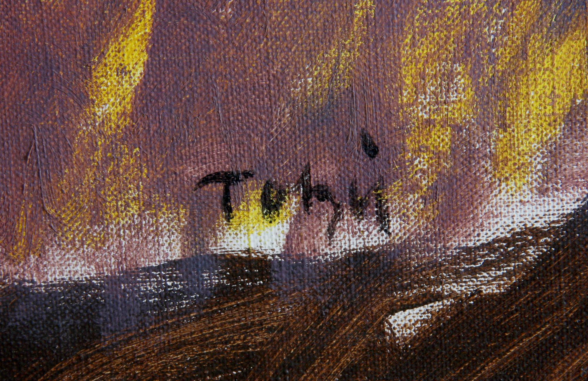 TROTZIG, ULF, olja på duk, sign. Prov; Olof Sager.