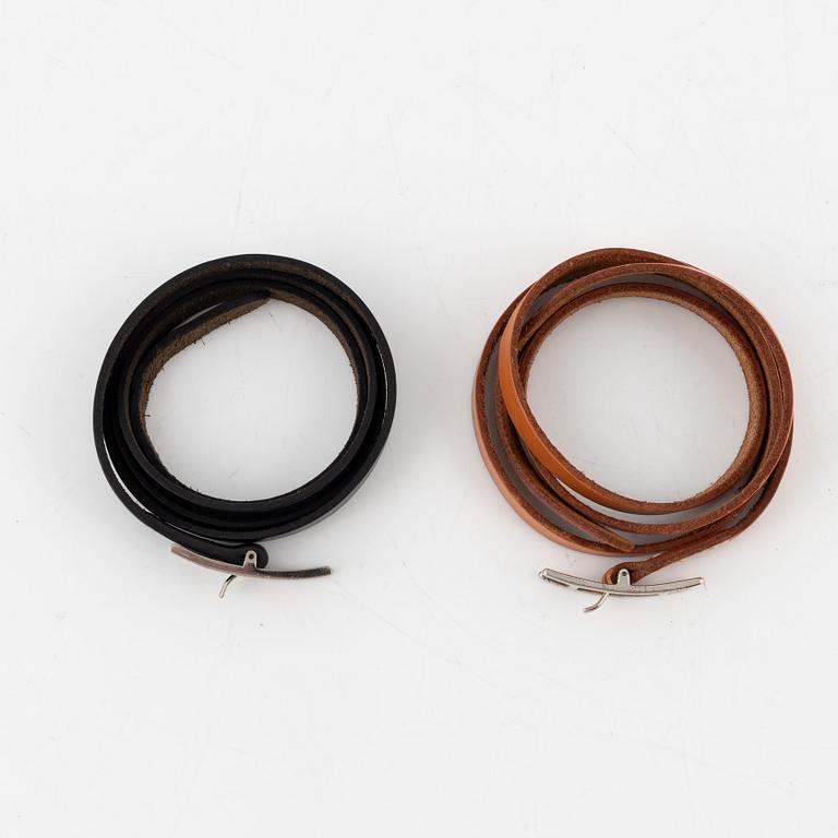 Hermès, armband, 2 st, "Hapi".