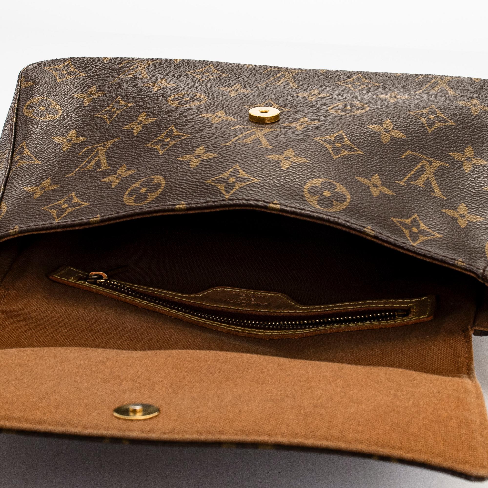 Louis Vuitton, a monogram canvas 'Mini Looping' bag.