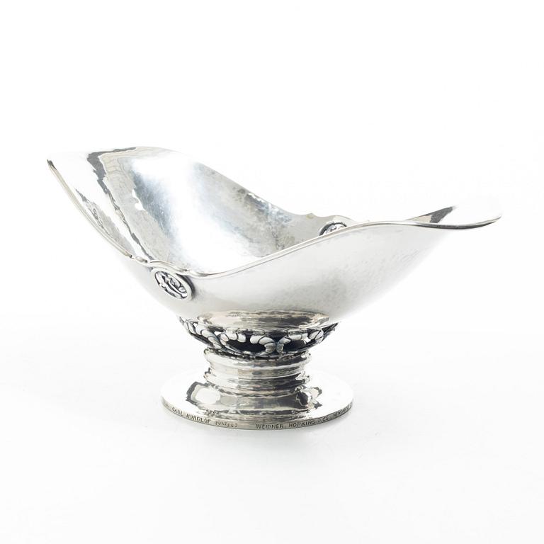 Christian F. Heise, skål, silver, Köpenhamn, Danmark 1919.