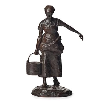 395. Ruth Milles, Girl with a water bucket ("Vattenbärerskan").