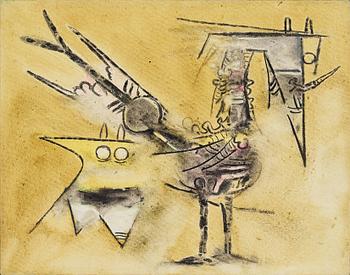 Wifredo Lam, "Deux Oiseaux".