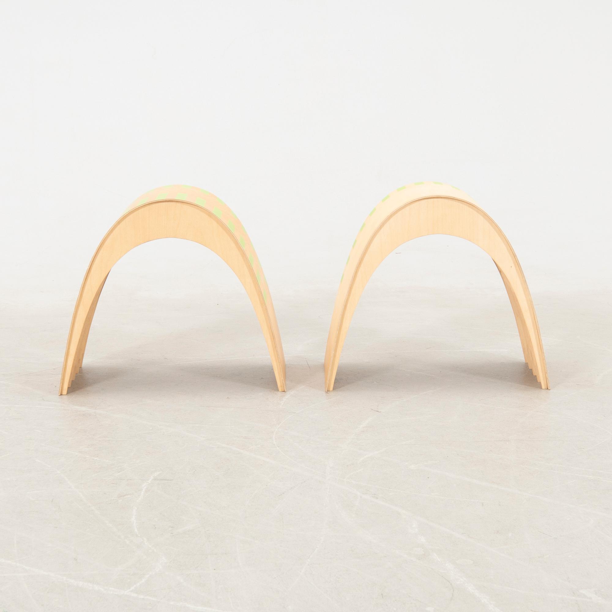 Maxjenny Forslund & Thomas Bentzen, stools 2 pcs 2001.