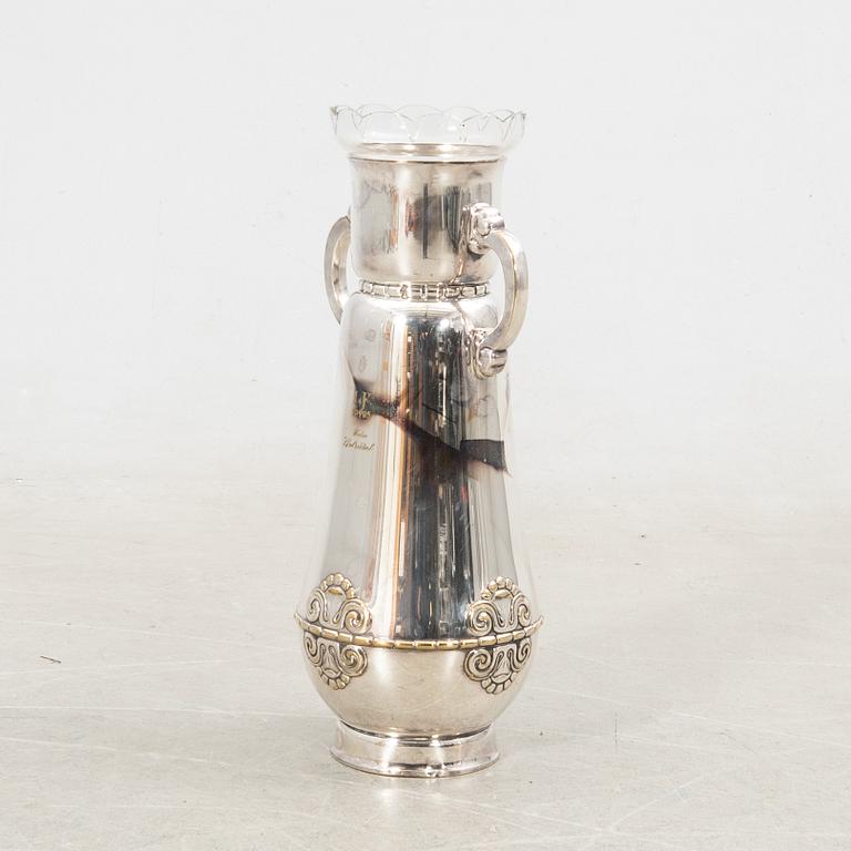 Golvvas  nysilver Danmark tidigt 1900-tal.