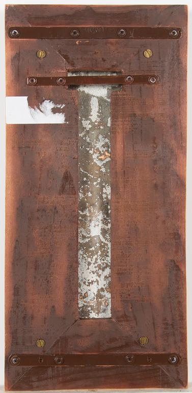 Terho Sakki, a bronze relief, signed and dated -92.