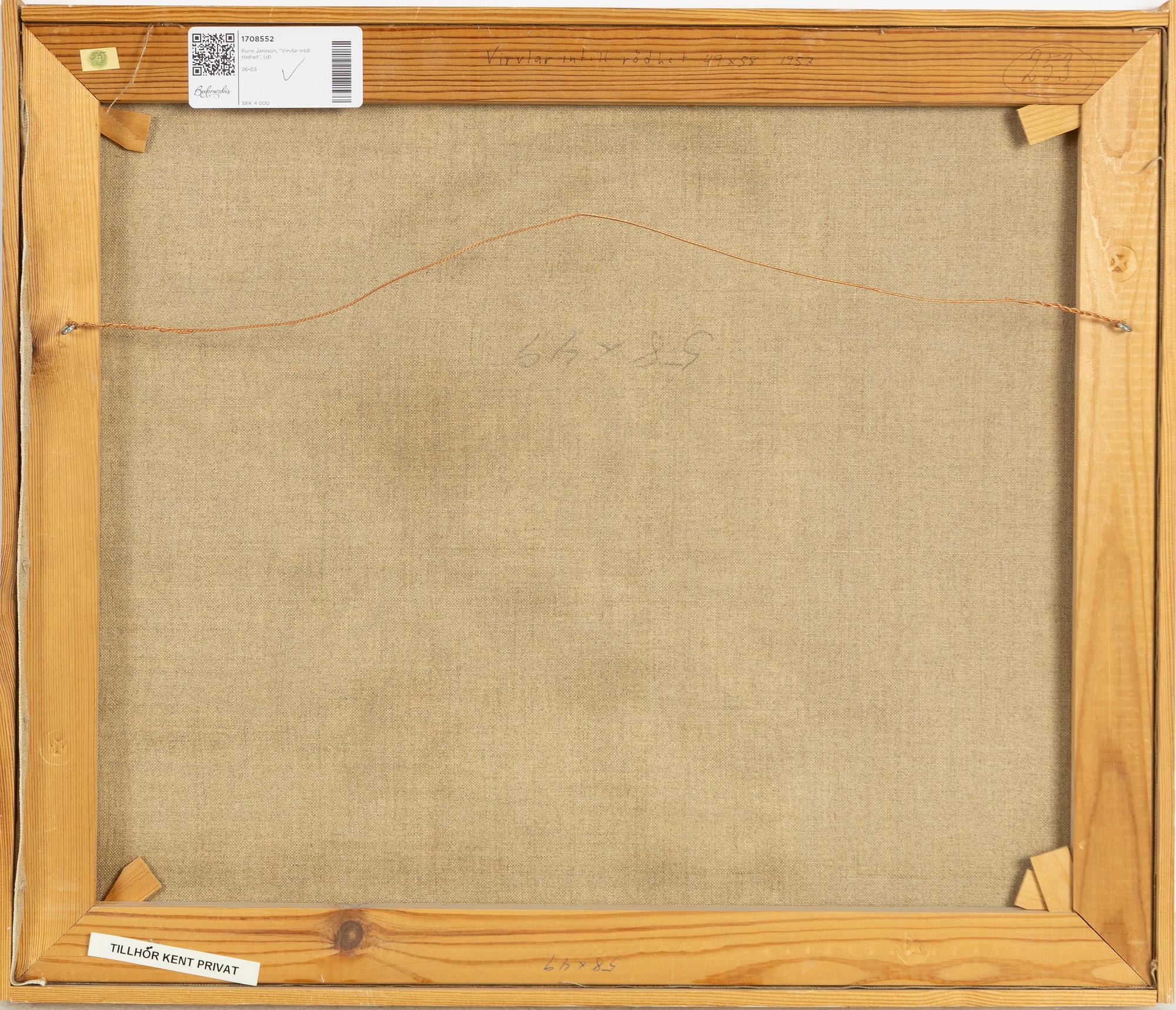 Rune Jansson, "Virvlar intill rödhet".