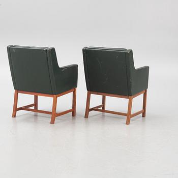 Karl Erik Ekselius, armchairs, a pair, JOC Möbel AB Vetlanda, second half of the 20th century.