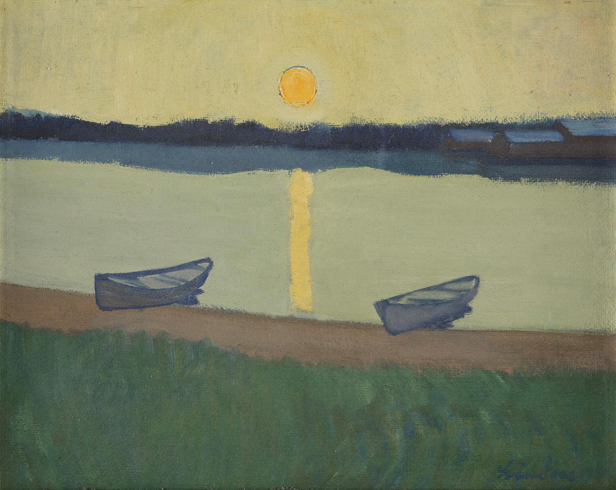 Helge Linden, "Vid älvstranden".