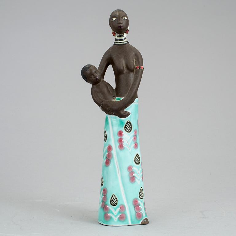DOROTHY CLOUGH, figurin, keramik, Upsala-Ekeby.