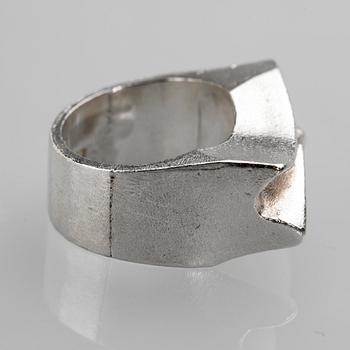 RING, sterlingsilver, Lapponia, Finland, 1970. Vikt ca 9,5 g.