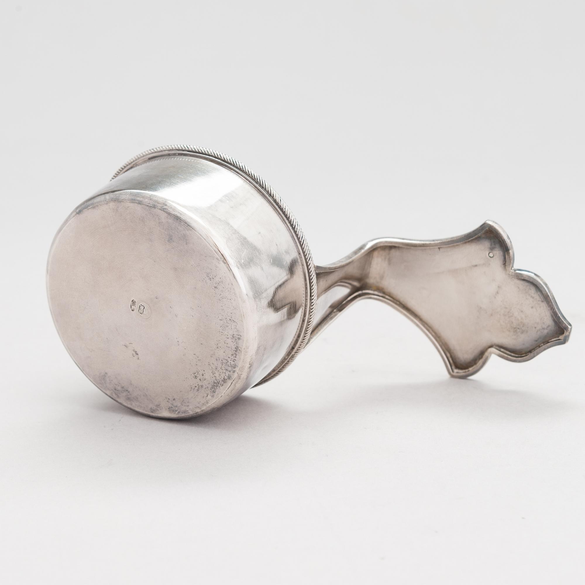 N.M. Bobir, a parcel-gilt silver covsh, Saint Petersburg, ca. 1908.