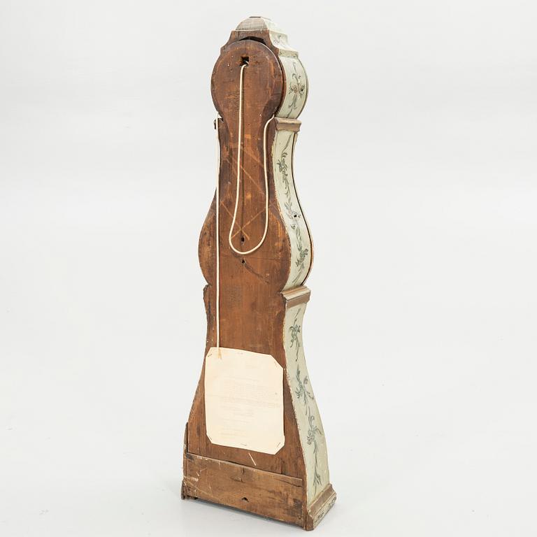 Longcase clock, miniature, folk art, 17th/18th century.