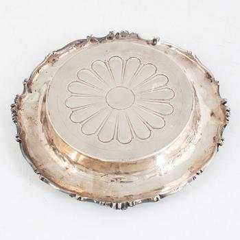 A Pair of French Silver-Plated Coasters, mark of Christofle 1844 to 1862.