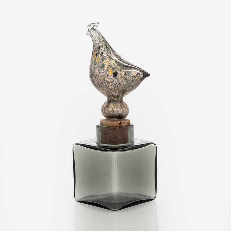 Kaj Franck, flaska, KF254, signerad K. Franck Nuutajärvi -61.