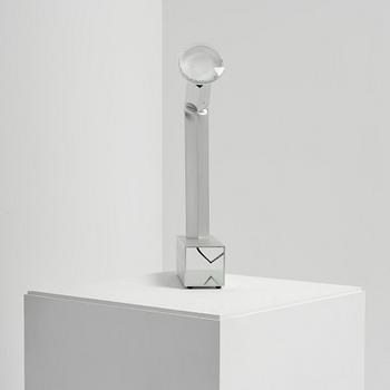 David Taylor, bordslampa, unik, "Aluminium Table Lamp #4", Studio Mellösaverken, Sverige, 2025.