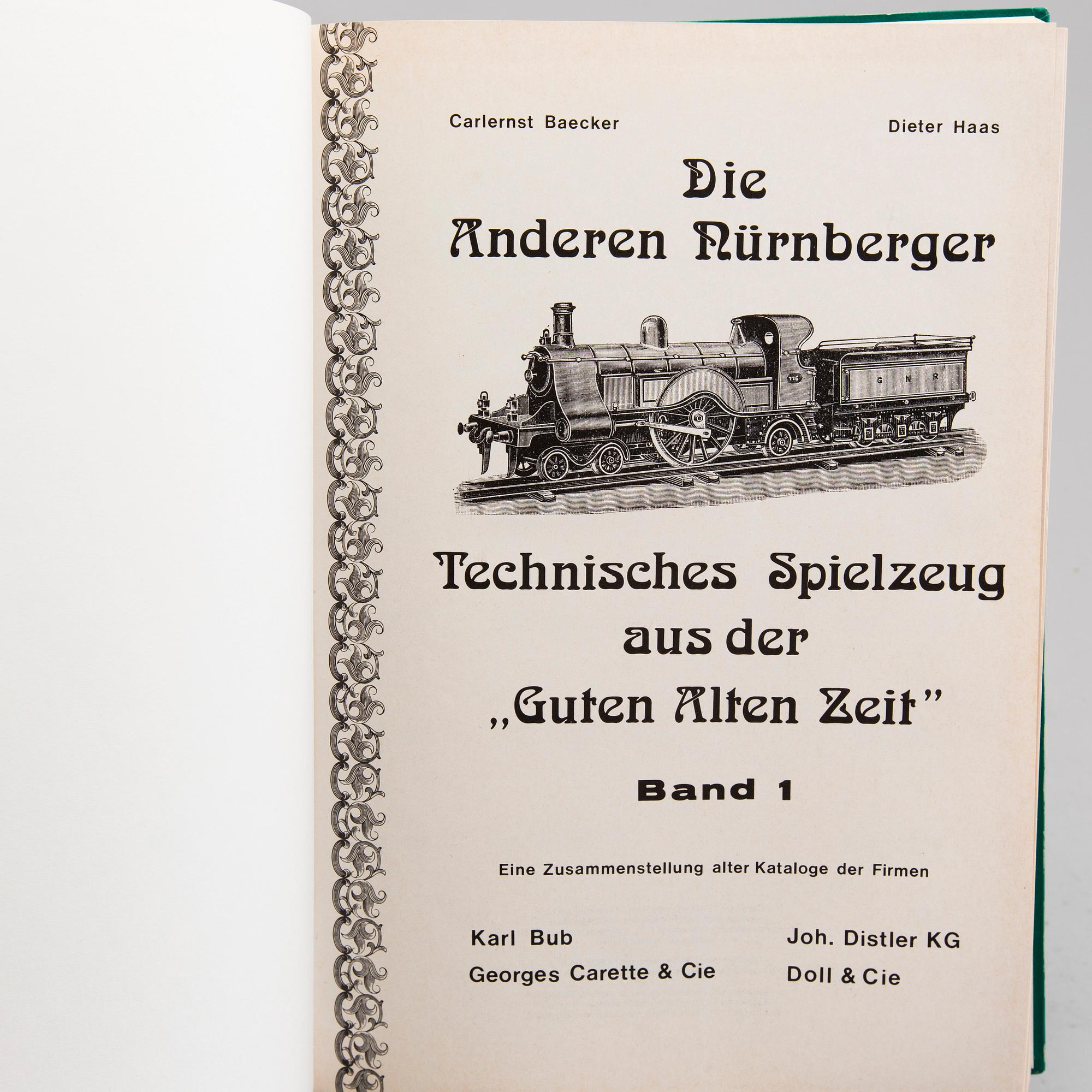 BÖCKER, "Die Anderen Nürnberger" band 1-4, Frankfurt, 1973-75.
