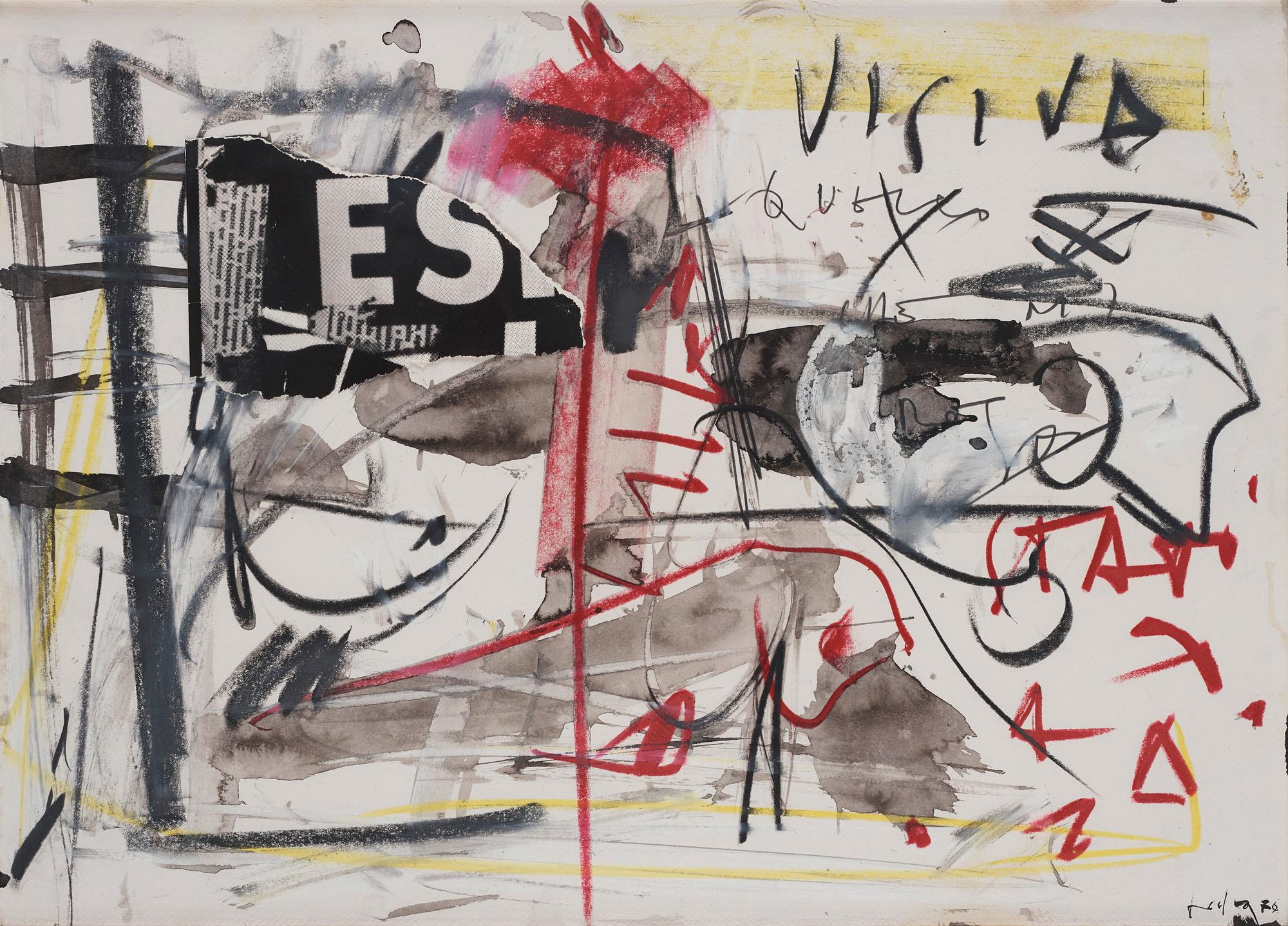 Emilio Vedova, "Daric giugno 1976 No.6".